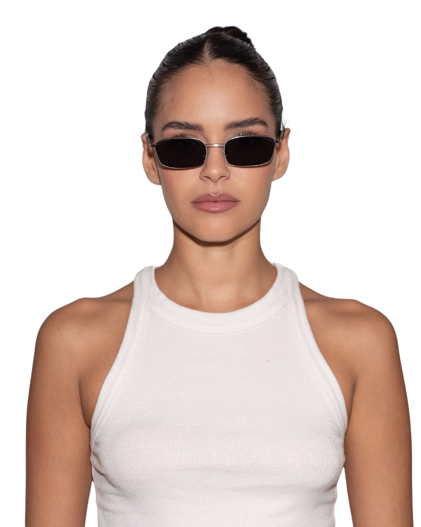 Best Sunglasses for Women – Ellis – Black on Silver, Available Online in USA, UK, Canada & UAE